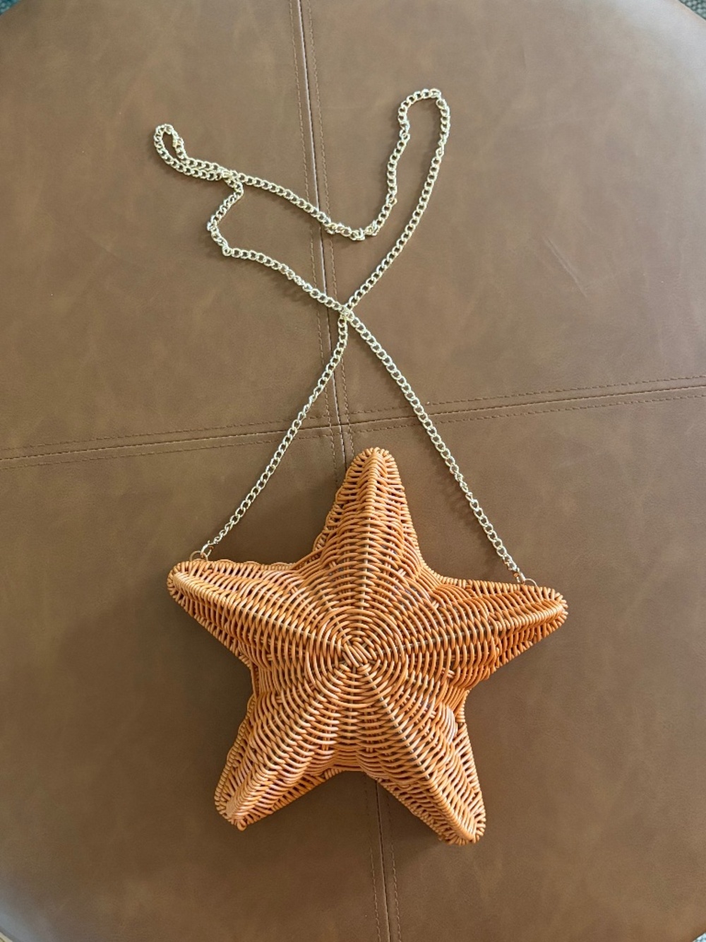 Tommy Bahama Woven Wicker Starfish Crossbody Bag *viral* NWT - Picture 1 of 8